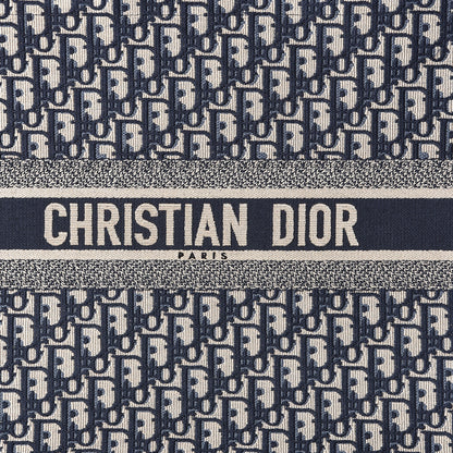 Christian Dior Oblique Book Tote Blue Multicolor 10 of 10