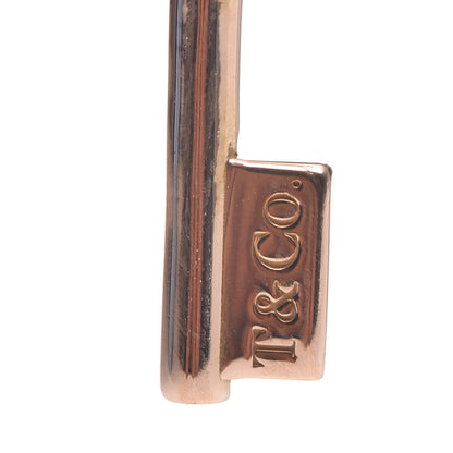 Tiffany 18K Rose Gold Mini Heart Key Pendant 3 of 3