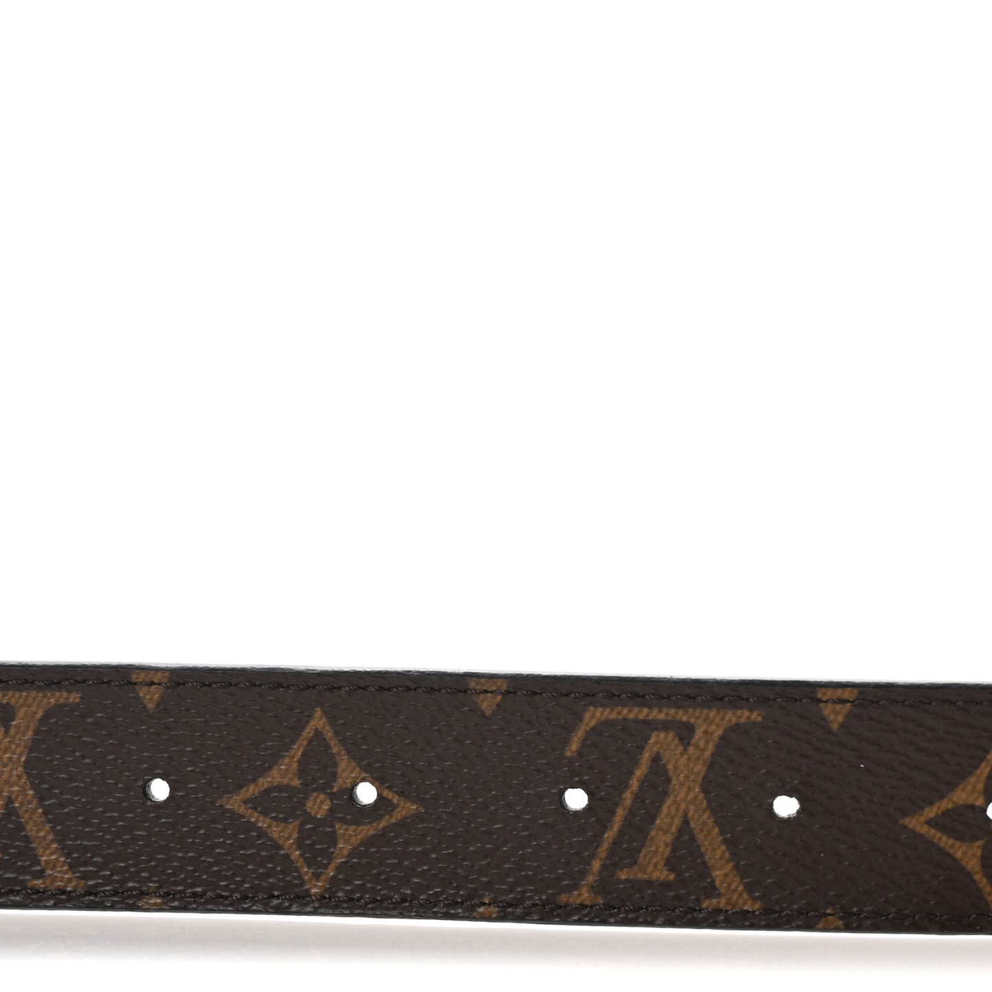 Calfskin Monogram 30mm LV Initiales Reversible Belt 80 32 Black