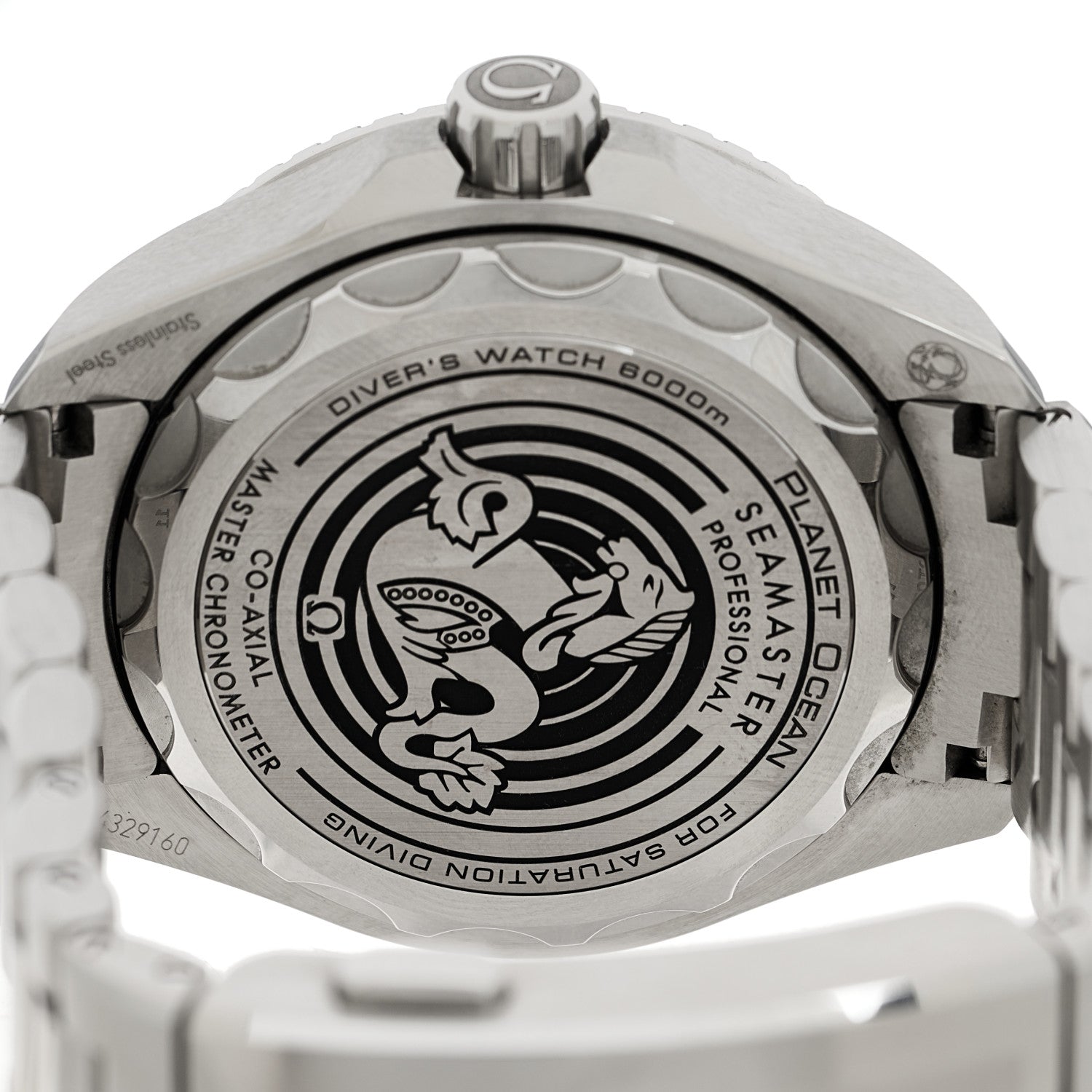 Omega Stainless Steel 45mm Seamaster Planet Ocean Ultra Deep Automatic Watch Black 215.30.46.21.03.002 4 of 4
