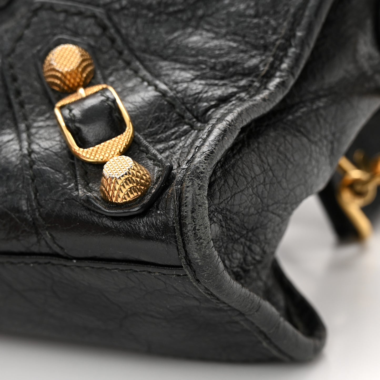 Agneau Giant 12 Gold Hardware Mini City Black