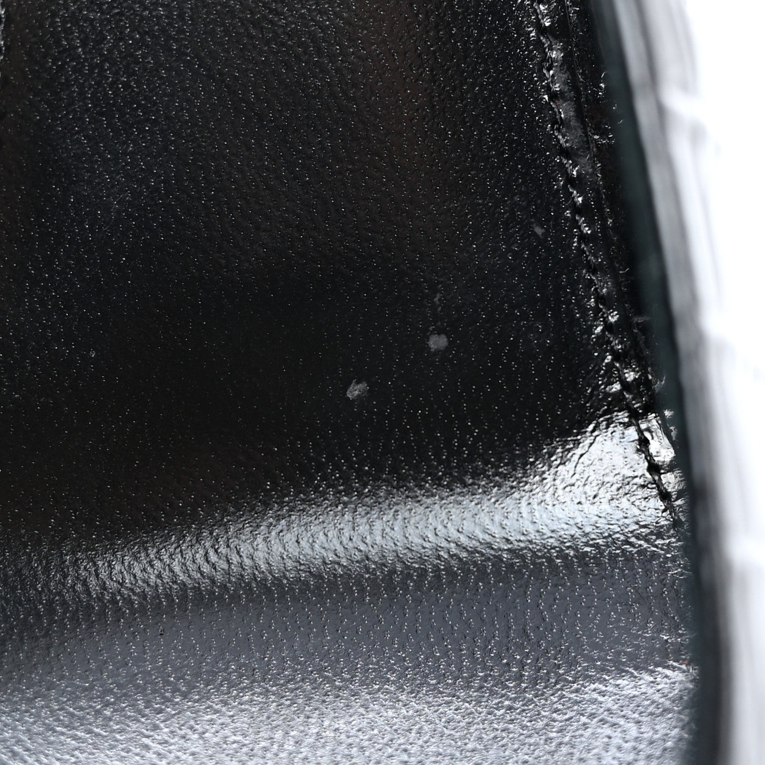 Saint Laurent Calfskin Crocodile Embossed Slingback Tom 90 Pumps 37 Black 9 of 13