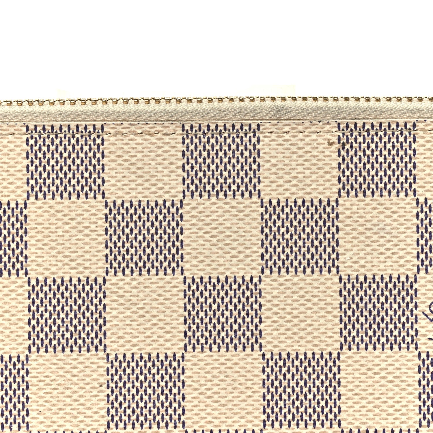 Louis Vuitton Damier Azur Clemence Wallet Rose Ballerine 7 of 7