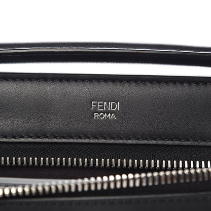 Fendi Vitello Baltico Hypnoteyes Studded Small Dotcom Click Chain Satchel Black 8 of 11