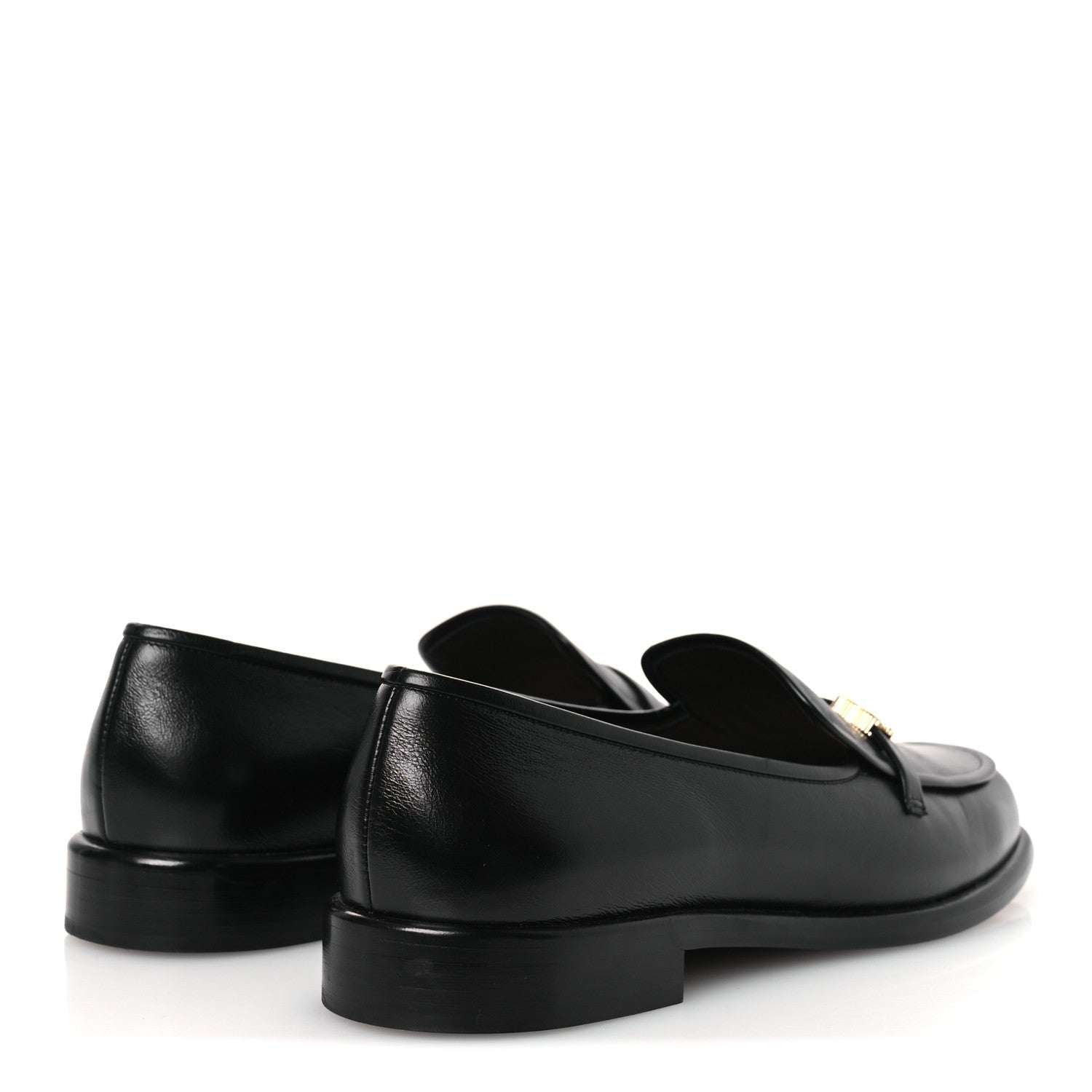 Chanel Shiny Calfskin CC Moccasins 41 Black 5 of 12