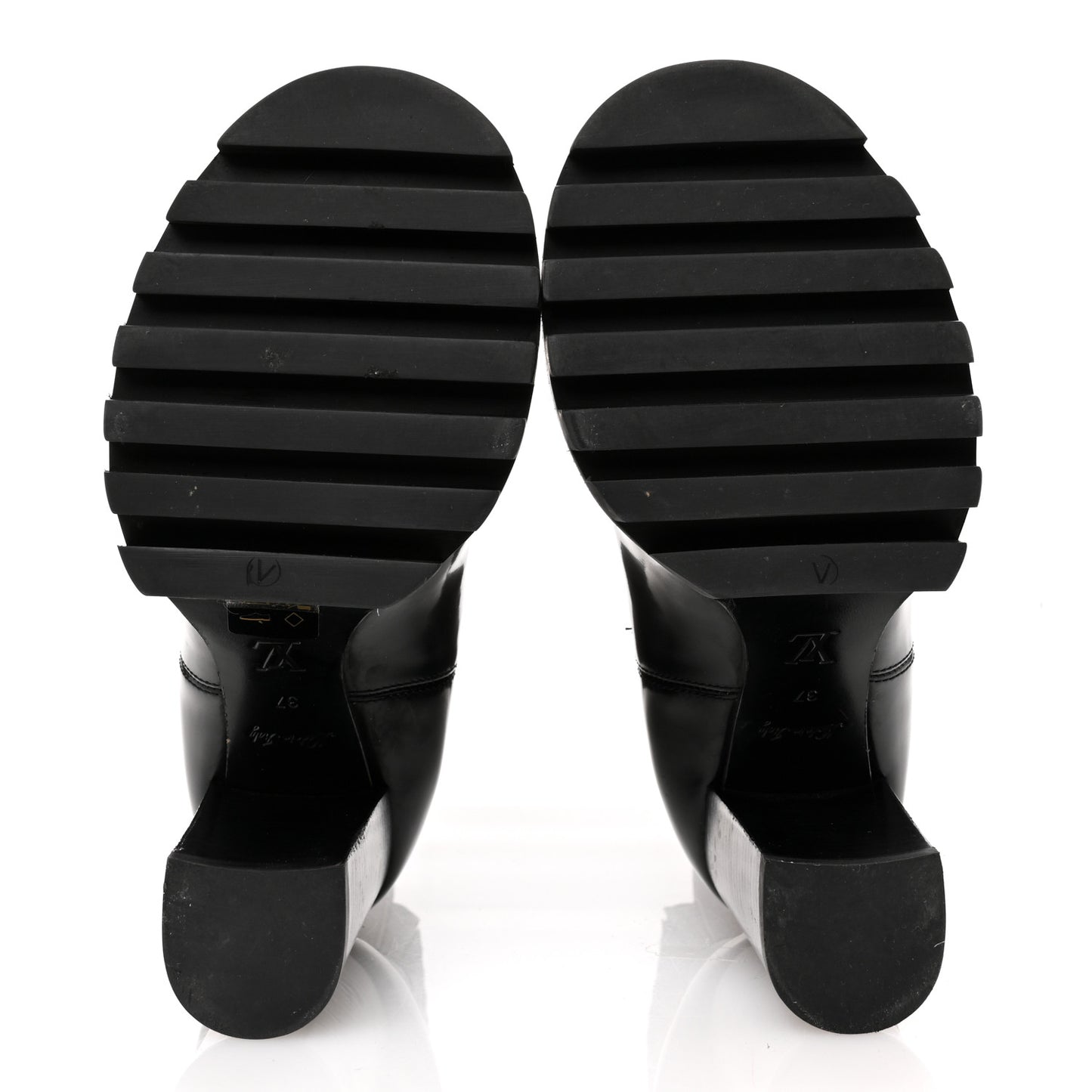 Patent Nano Monogram Ankle Star Trail Boots 37 Black