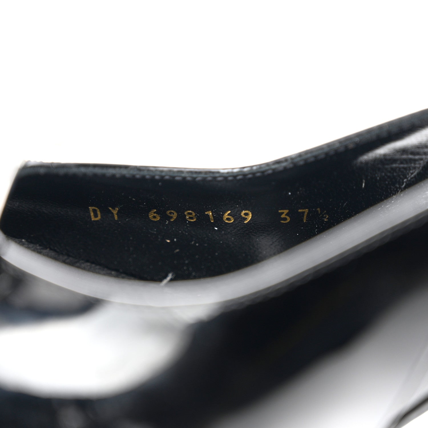 Saint Laurent Patent Maxine 115mm Slingback Pumps 37.5 Black 6 of 8