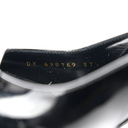 Saint Laurent Patent Maxine 115mm Slingback Pumps 37.5 Black 6 of 8
