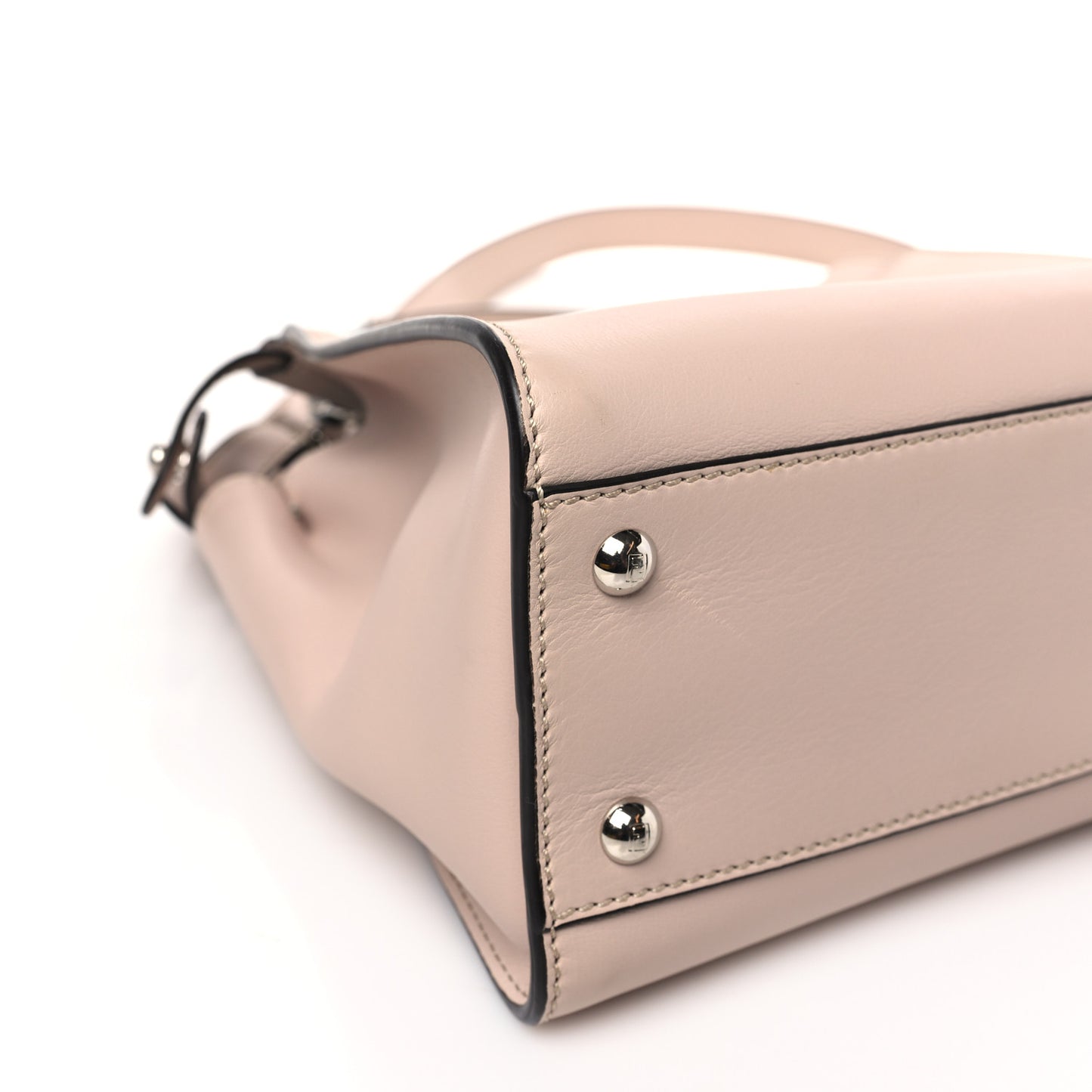 Vitello Seta Shiny Nappa Medium Peekaboo Iconic Satchel Soap Opale