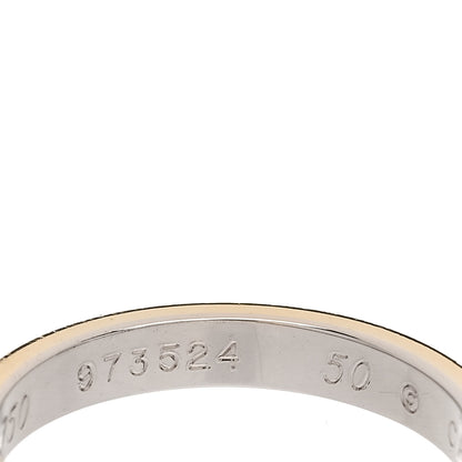 Cartier 18K Pink White Yellow Gold 2.8mm Trinity Wedding Band Ring 50 5.25 5 of 6