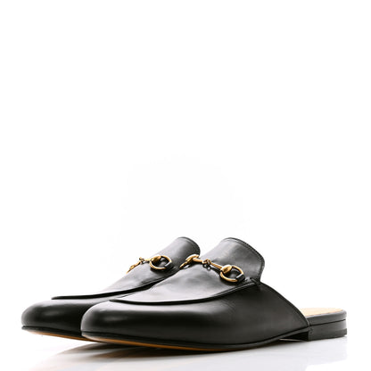 Gucci Calfskin Womens Princetown Slippers 40 Black 3 of 11