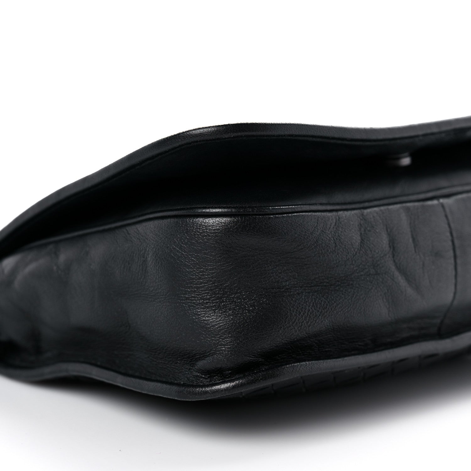 Bottega Veneta Nappa Intrecciato Flap Crossbody Black 6 of 13