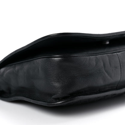 Bottega Veneta Nappa Intrecciato Flap Crossbody Black 6 of 13