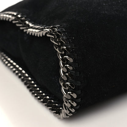 Stella McCartney Shaggy Deer Small Falabella Fold Over Tote Black 8 of 9