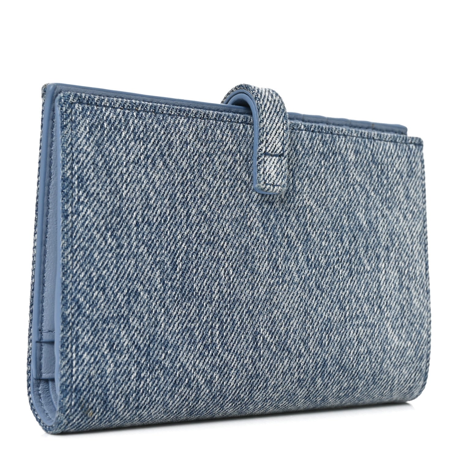 Givenchy Denim Voyou Bifold Wallet Blue 3 of 6