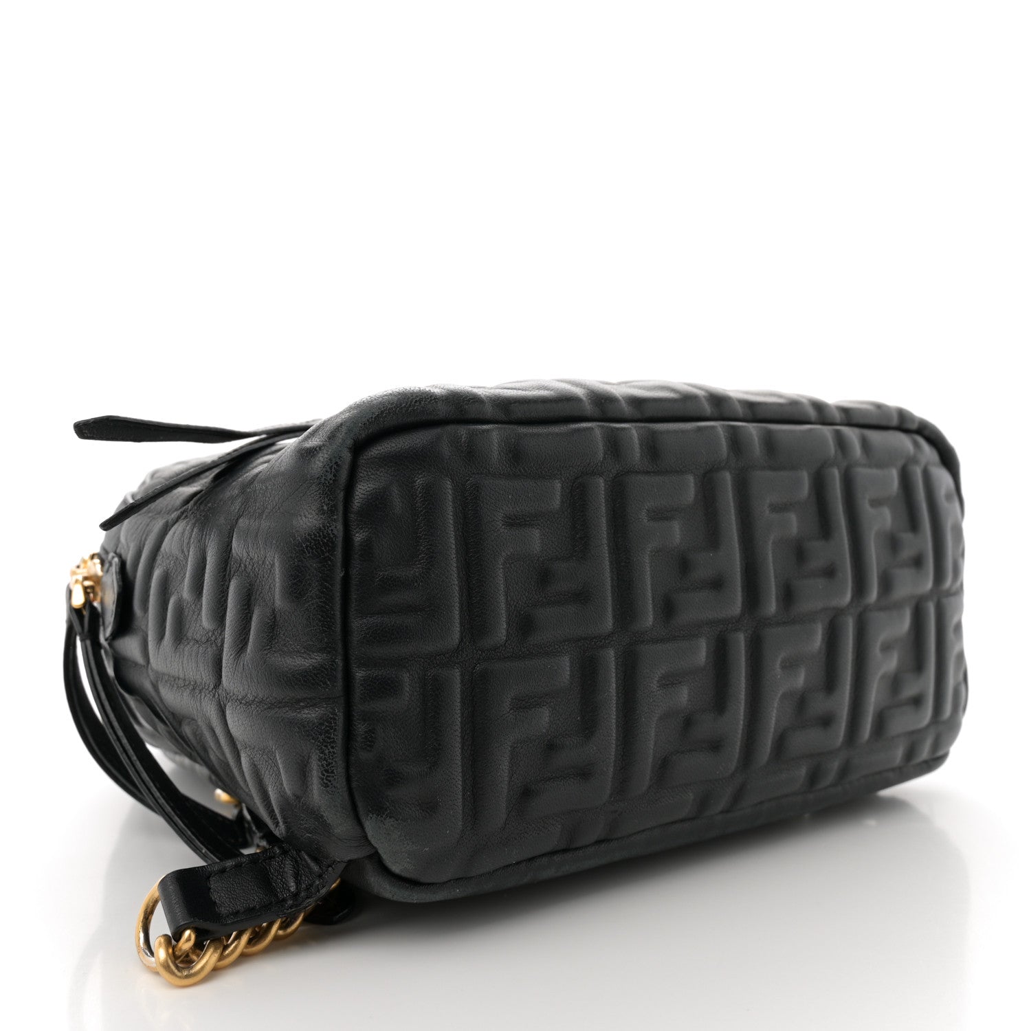 Fendi Nappa FF 1974 Embossed Mini Backpack Black 4 of 14