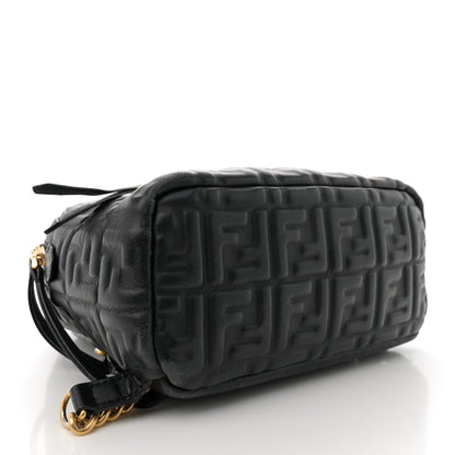 Fendi Nappa FF 1974 Embossed Mini Backpack Black 4 of 14