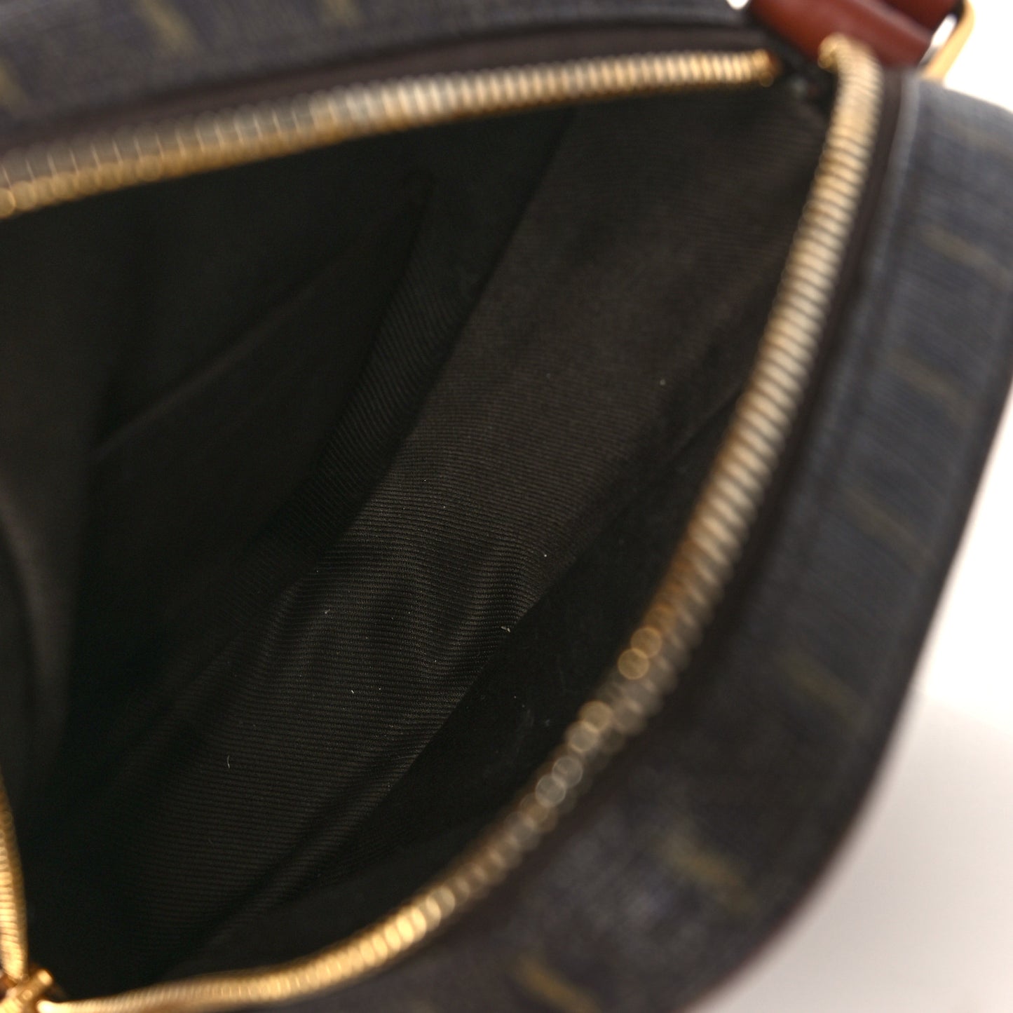 Canvas Smooth Calfskin Le Monogramme Crossbody Pouch Chestnut