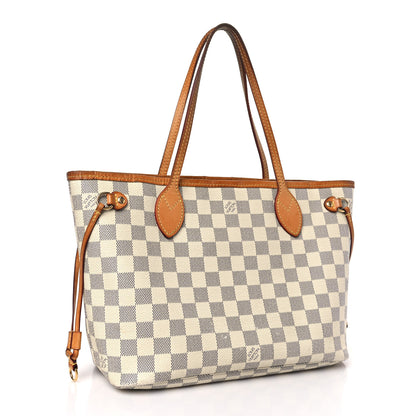 Louis Vuitton Damier Azur Neverfull PM 3 of 9