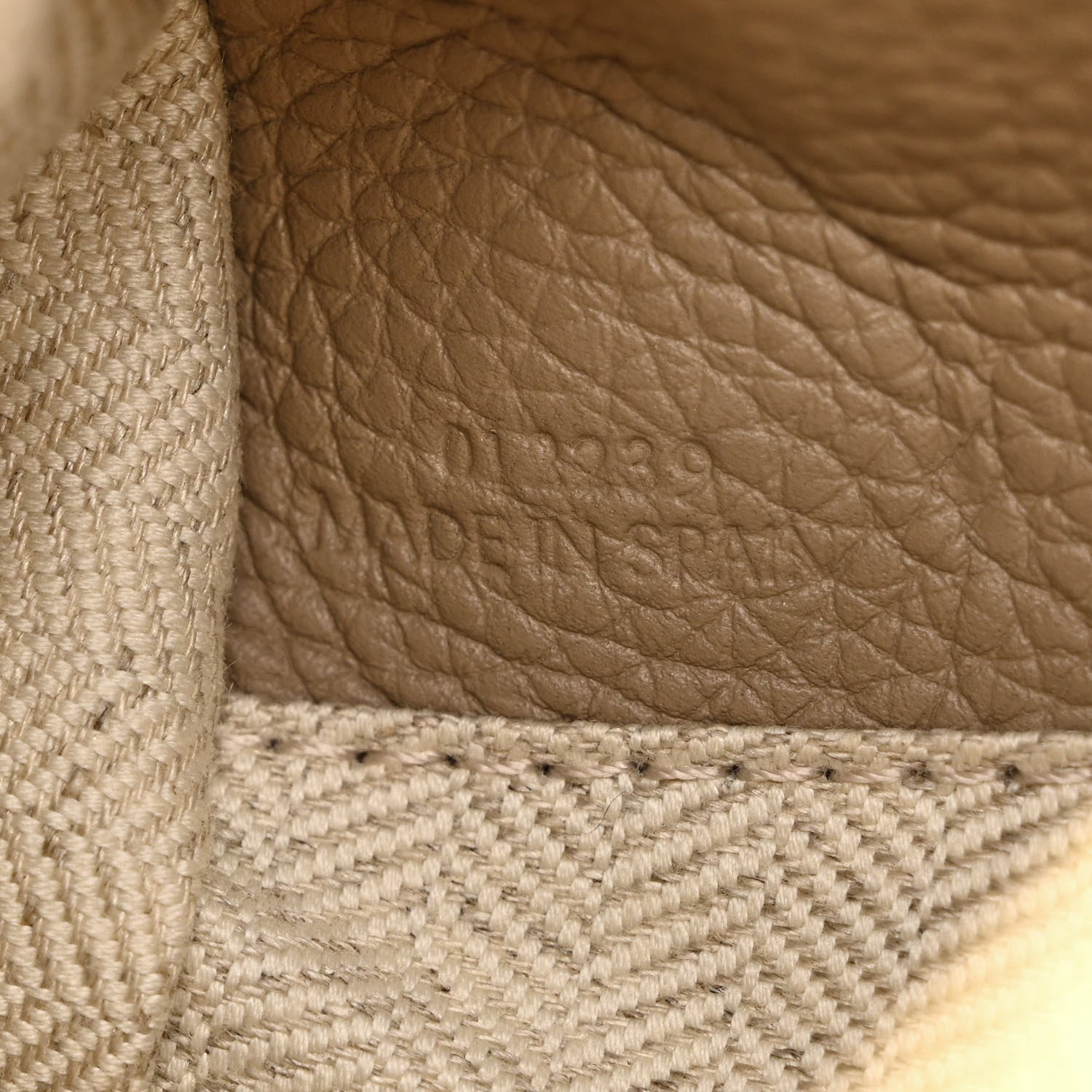Loewe Grained Calfskin Small Puzzle Bag Sand 7 of 10