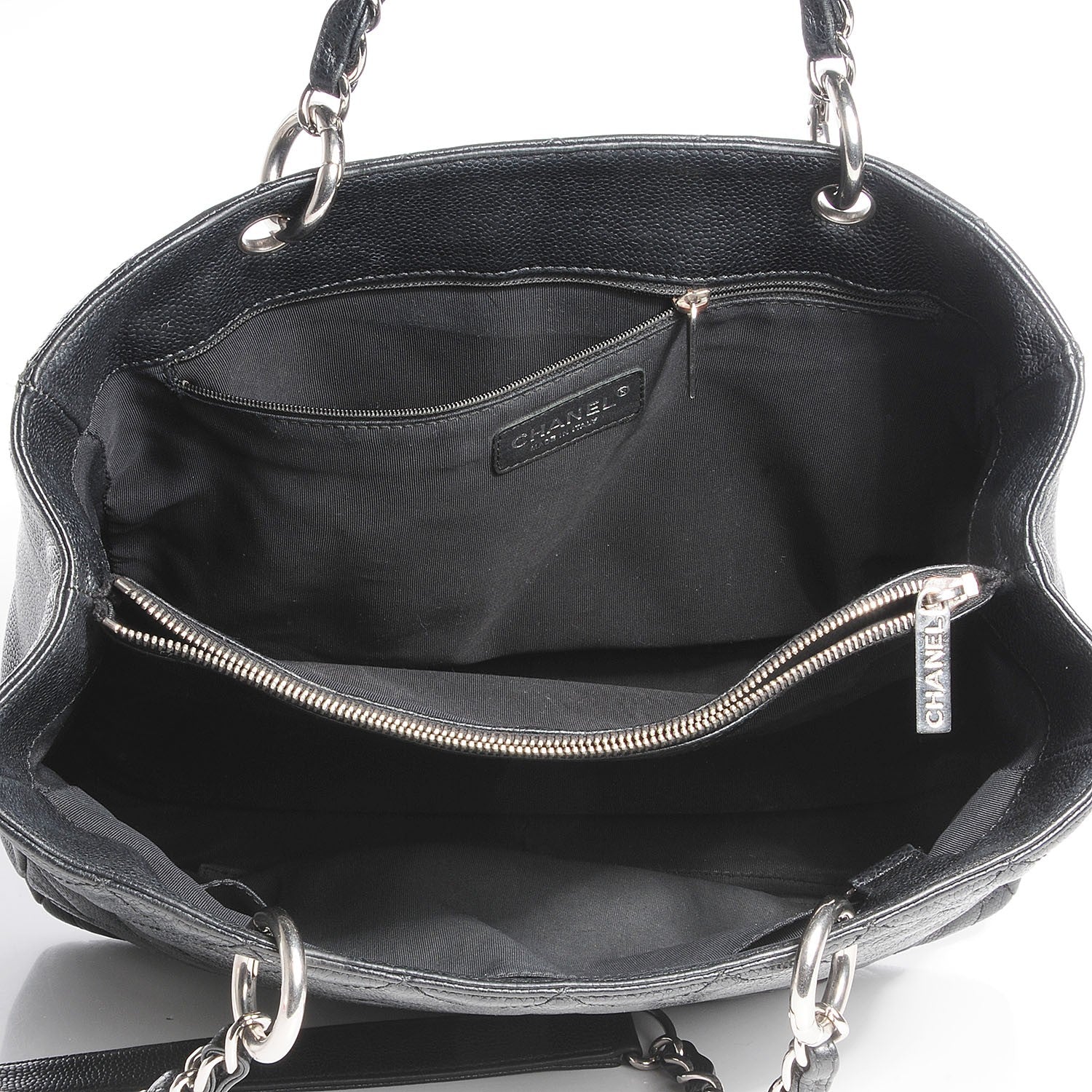 Chanel Caviar Grand Shopping Tote GST Black 7 of 7