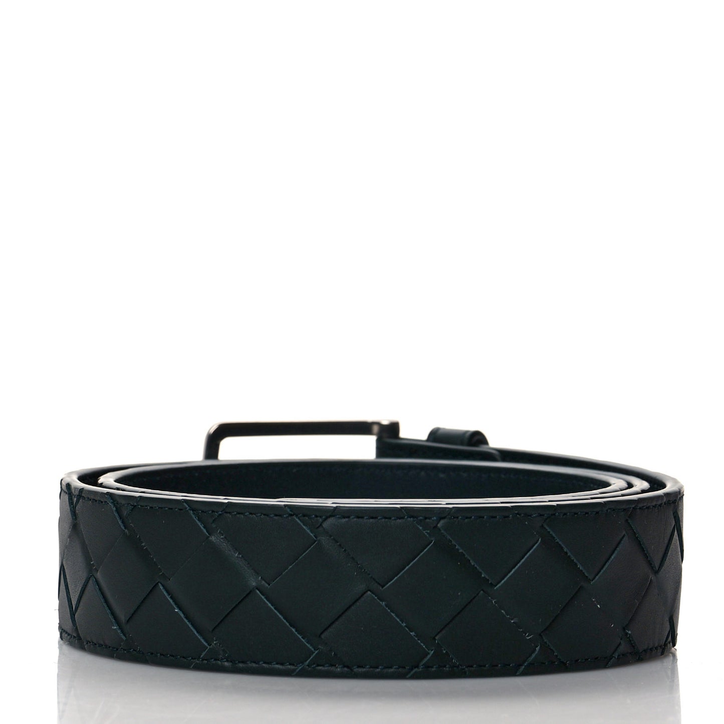 Nappa Intrecciato Belt 85 34 Inkwell