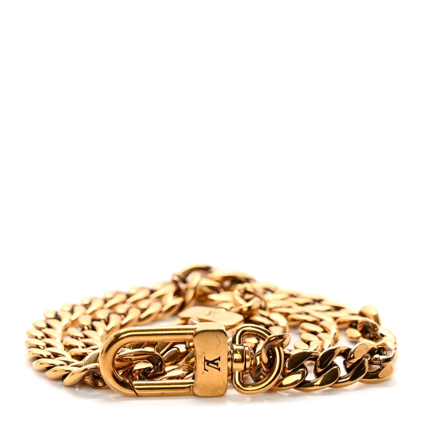 Metal Chain Shoulder Strap Gold