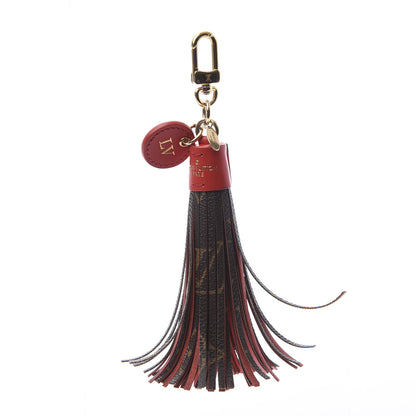 Louis Vuitton Monogram Tassel Bag Charm Red 1 of 3