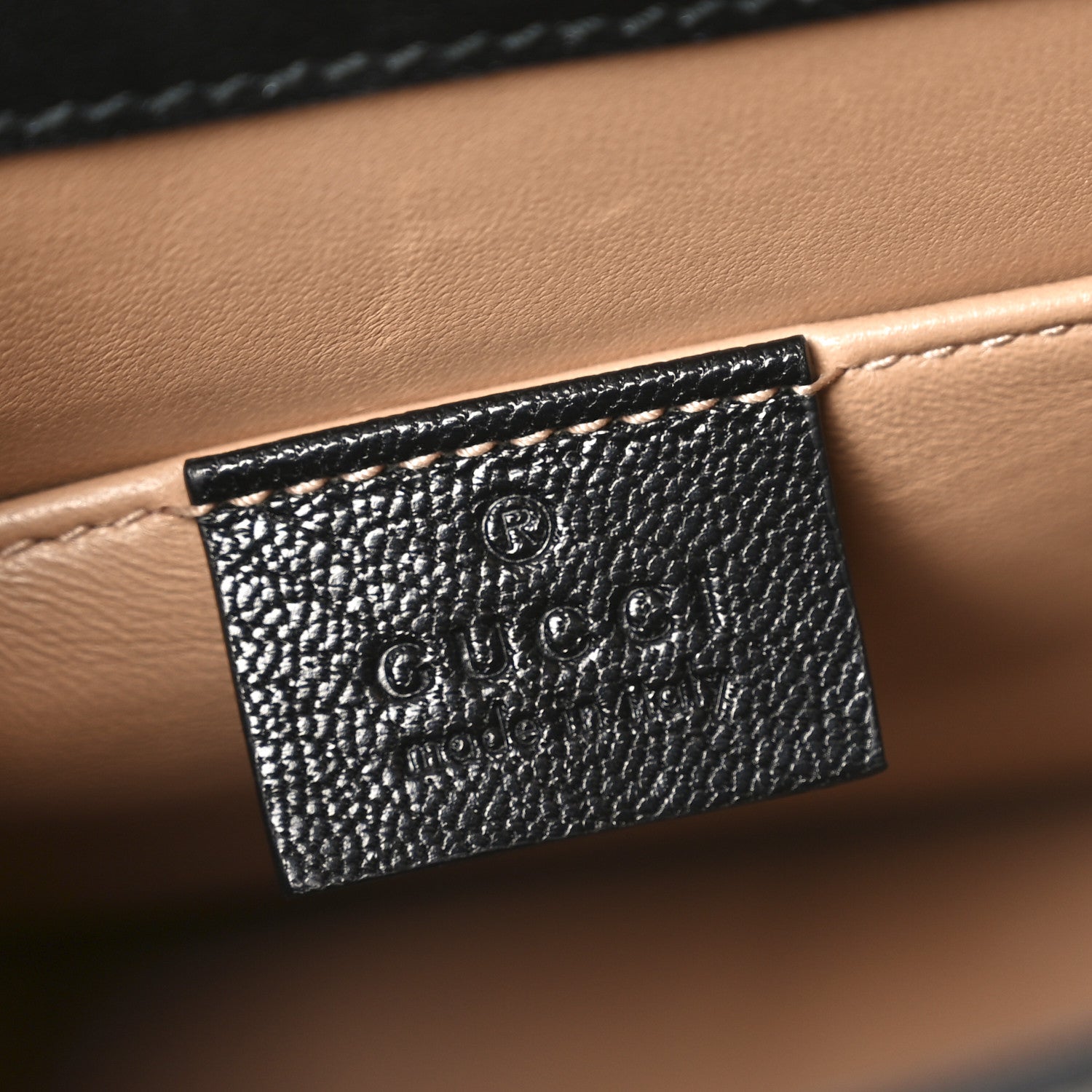 Gucci GG Supreme Monogram Goatskin Pearl Mini Fox Broche Bamboo