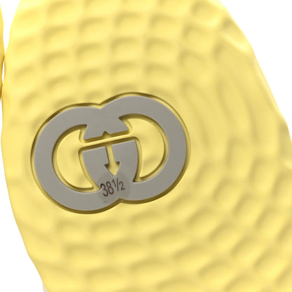 Gucci Dali Soft Calfskin Womens Mac80 Sneakers 35 Off White Grey Sky Yellow 38.5 Off White Grey Sky Yellow 7 of 10