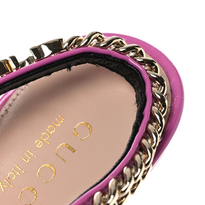 Gucci Vernice Crystal Nappa Charlotte Signoria 105 Slingback Pumps 39 Libre Pink 11 of 13