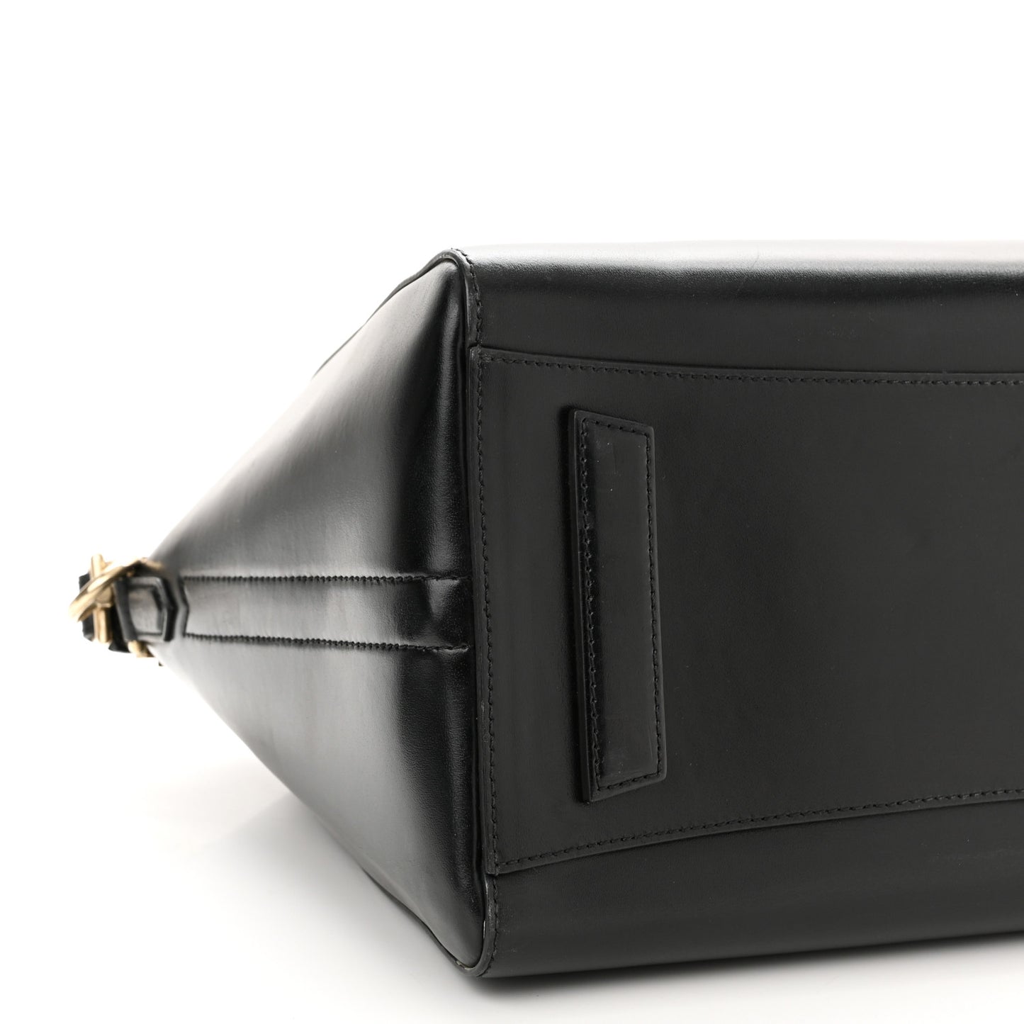 Shiny Lord Calfskin Medium Antigona Black