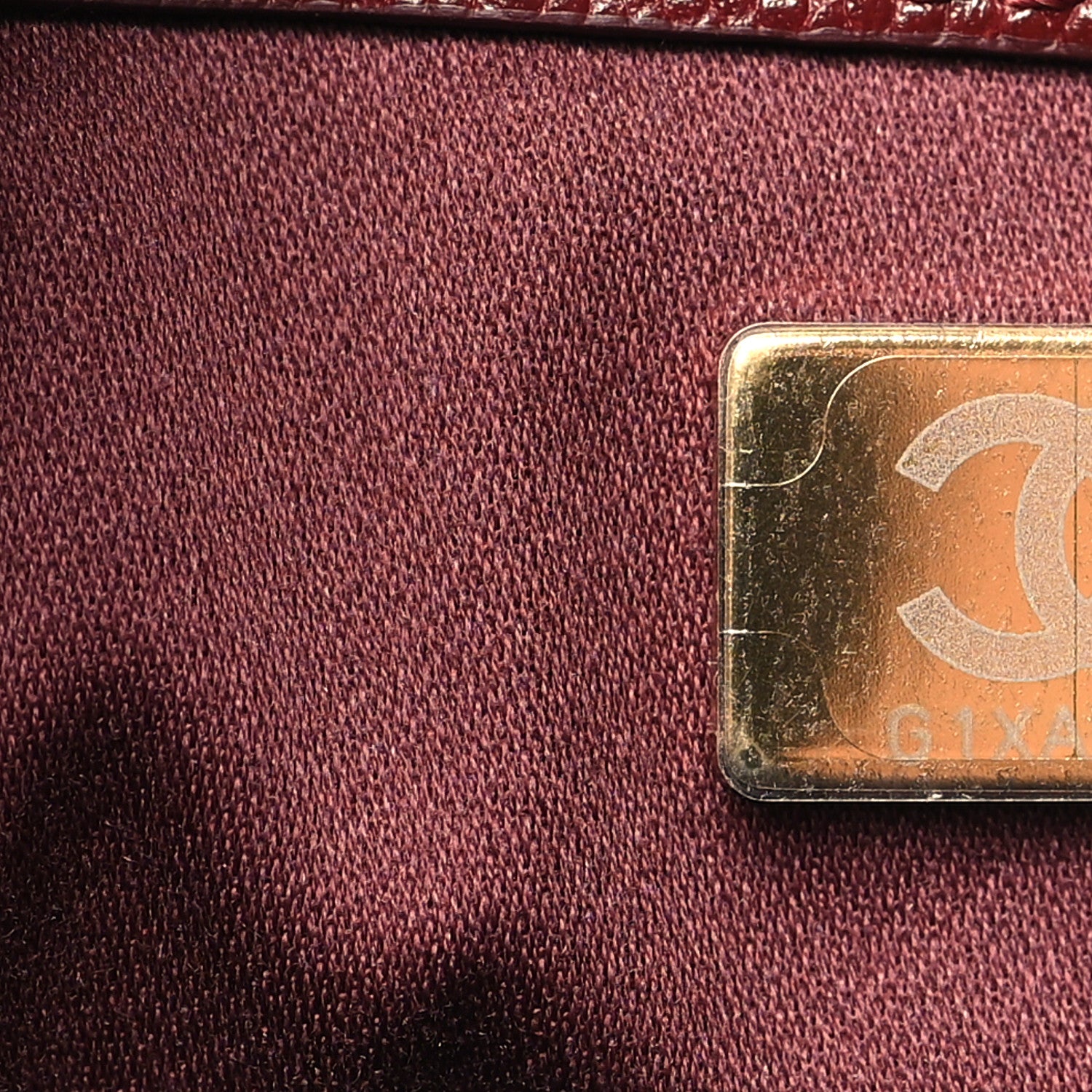 Chanel Caviar Quilted Small Chanel 25 Handbag Burgundy 7 of 11