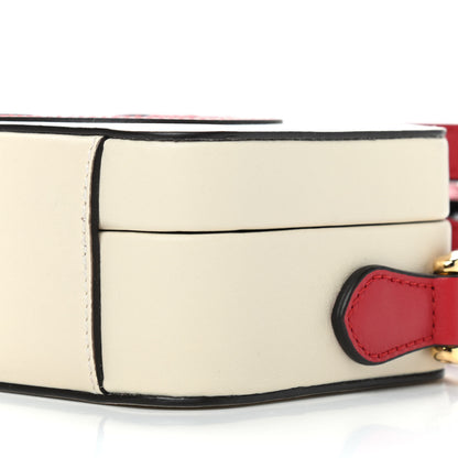 Gucci Vitello Eclipse Mini Interlocking G Shoulder Bag Mystic White Hibiscus Red 8 of 8