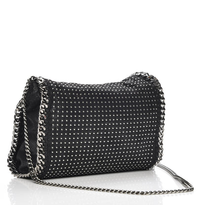 Stella McCartney Shaggy Deer All Over Studs Mini Falabella Tote Black 4 of 8