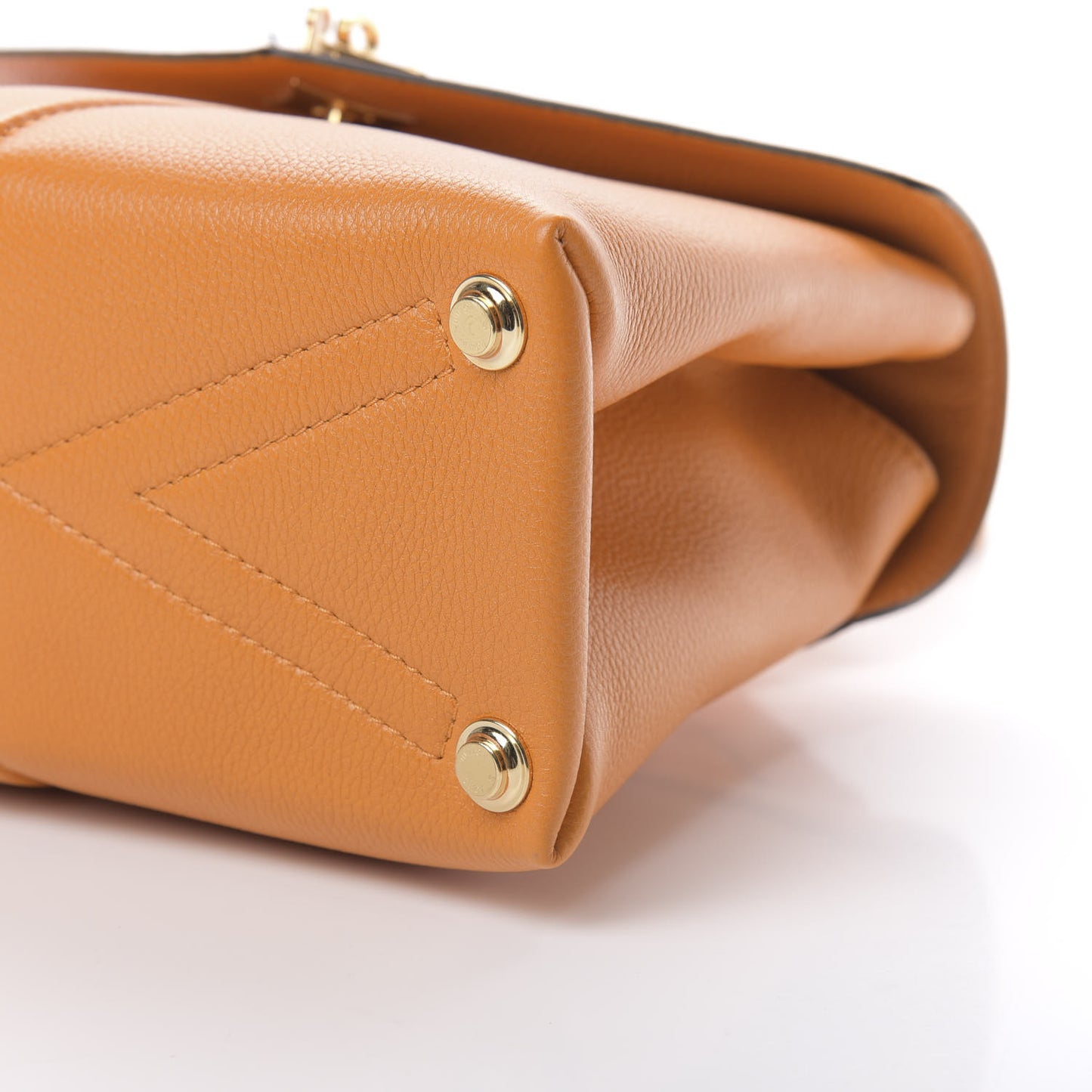 Grained Smooth Calfskin Rose Des Vents PM Amaretto