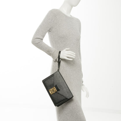 Louis Vuitton Epi Pochette Sellier Dragonne Clutch Black 2 of 6