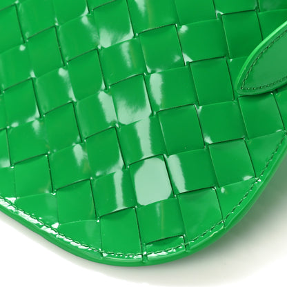 Bottega Veneta Spazzolato Intrecciato Flap Shoulder Bag Parakeet 9 of 10