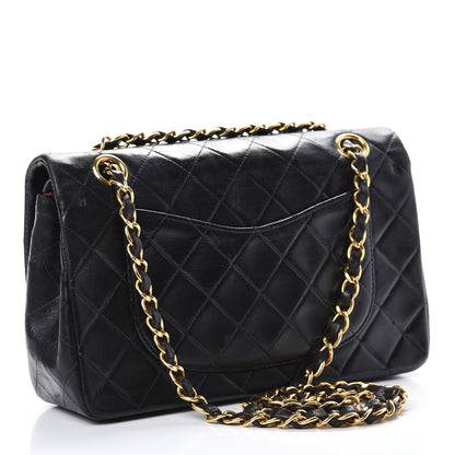 Chanel Lambskin Quilted Small Double Flap Black 2 of 21