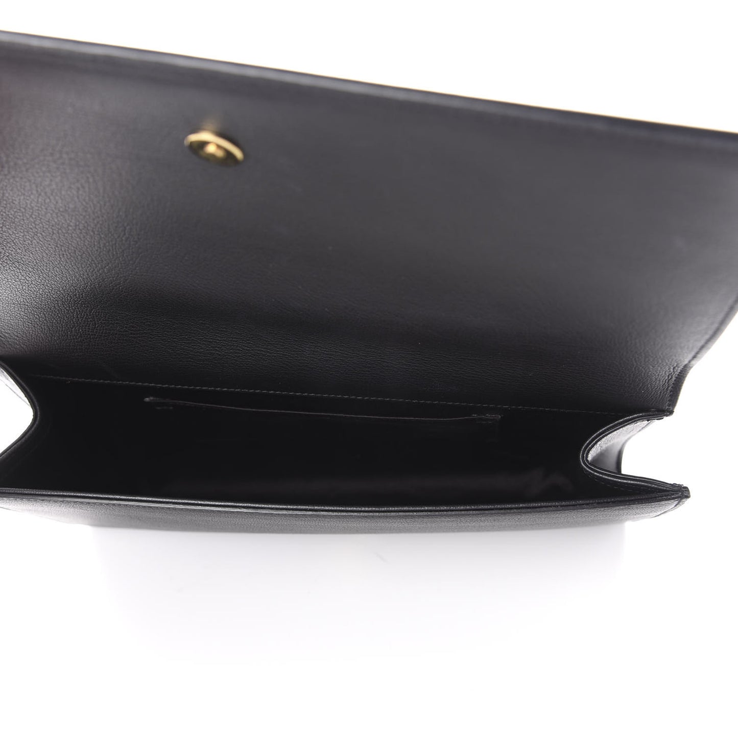 Calfskin Monogram Large Belle De Jour Clutch Black