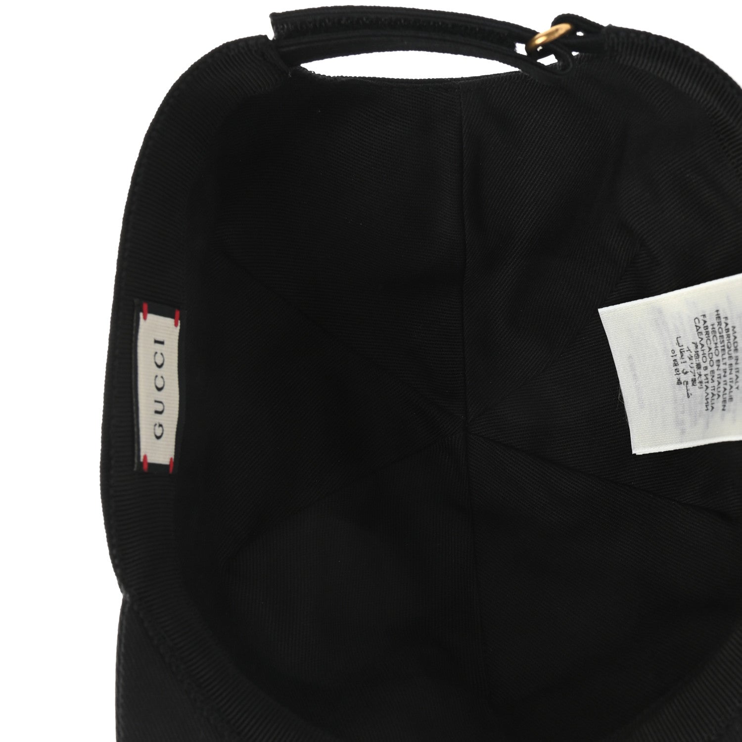 Gucci Cotton Loved Gucci Baseball Hat M Black 7 of 9