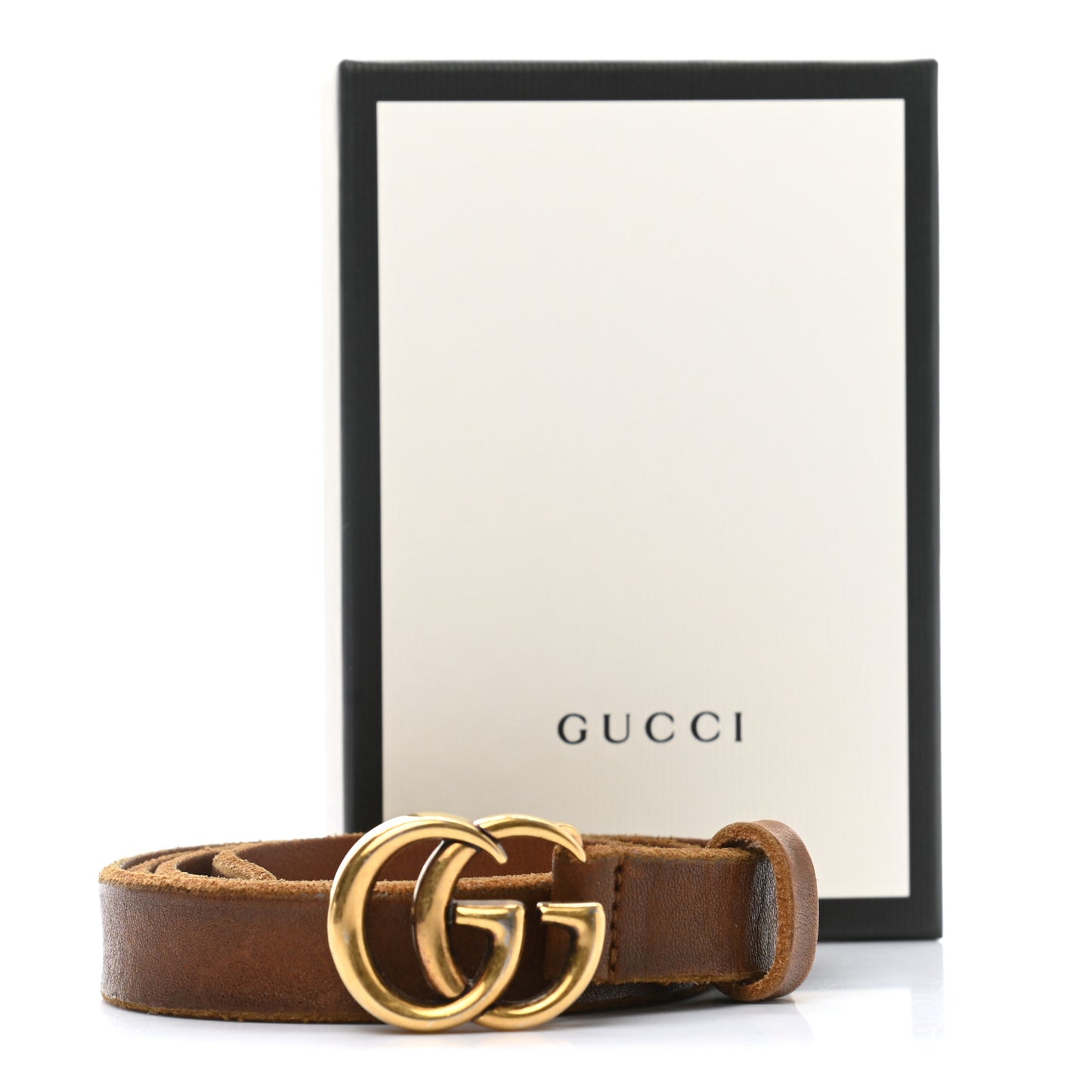 Faded Calfskin Double G 20mm Belt 85 34 Cuir