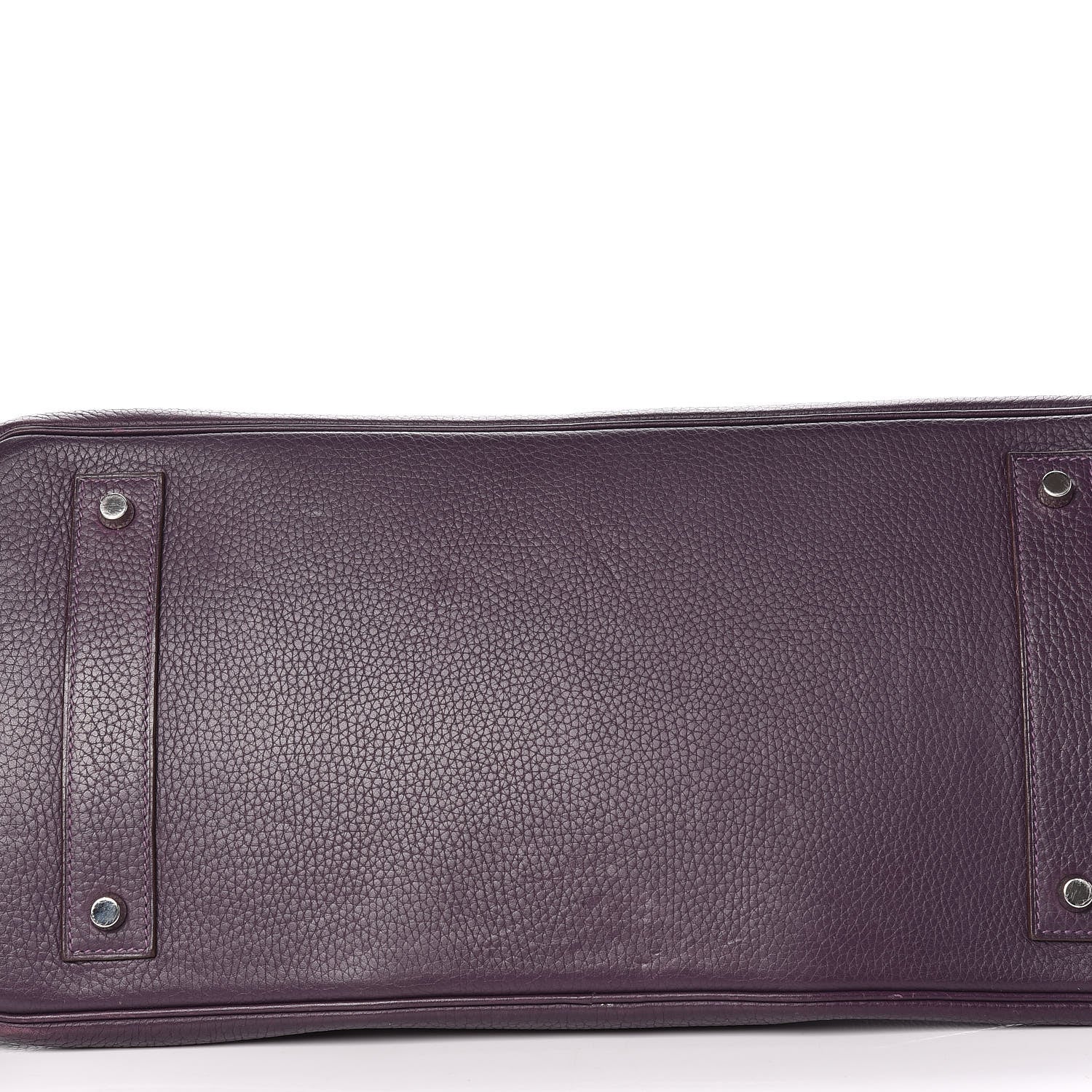 Hermes Taurillon Clemence JPG Birkin 42 Raisin 38 of 56