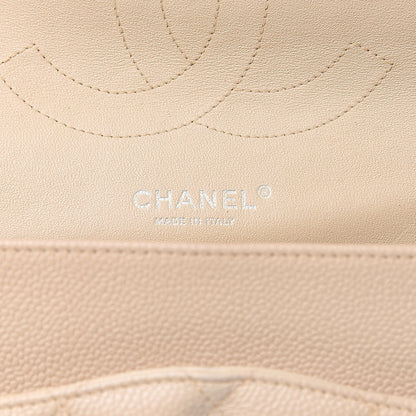 Chanel Caviar Quilted Jumbo Double Flap Beige Clair 6 of 20