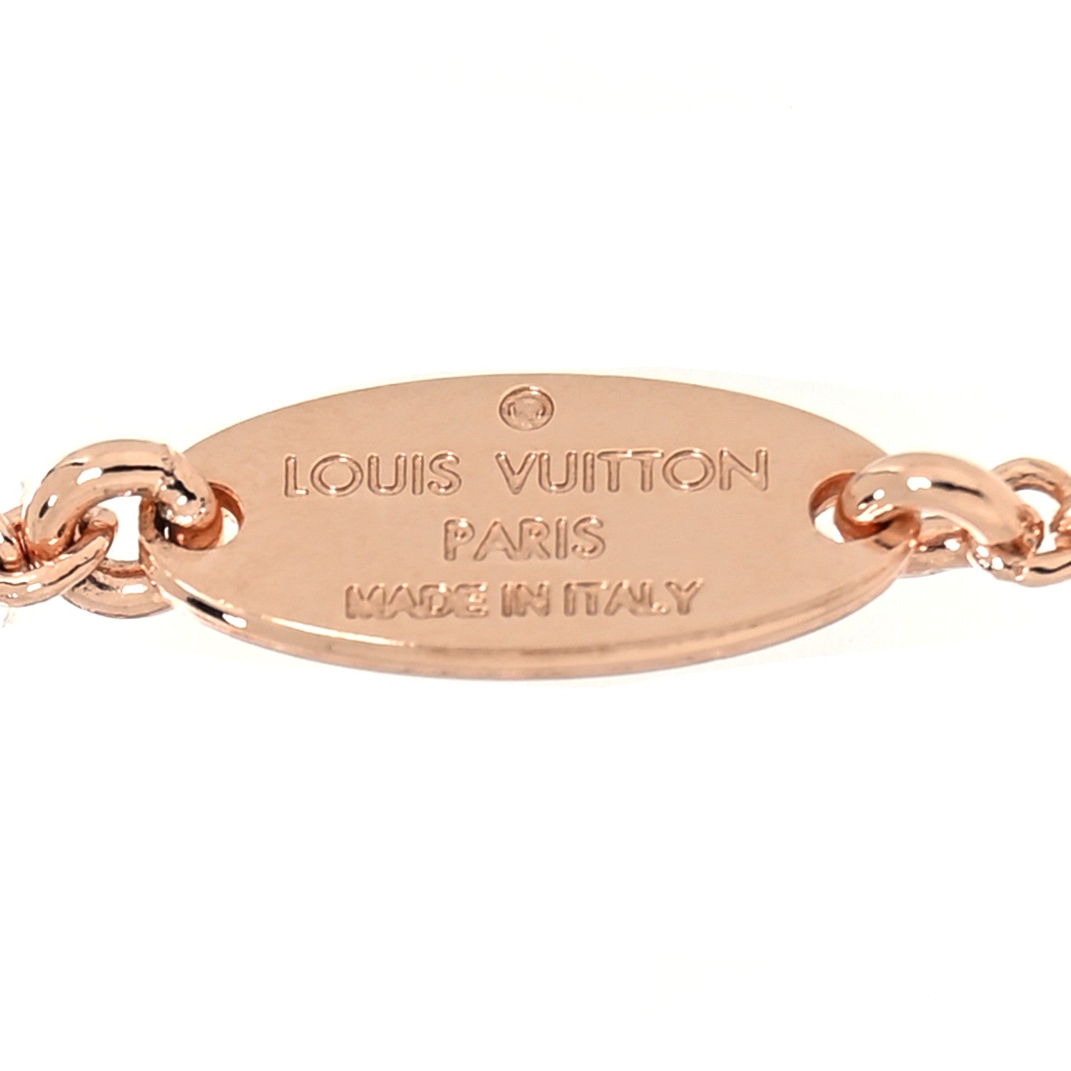 Louis Vuitton Essential V Necklace Rose Gold 3 of 4