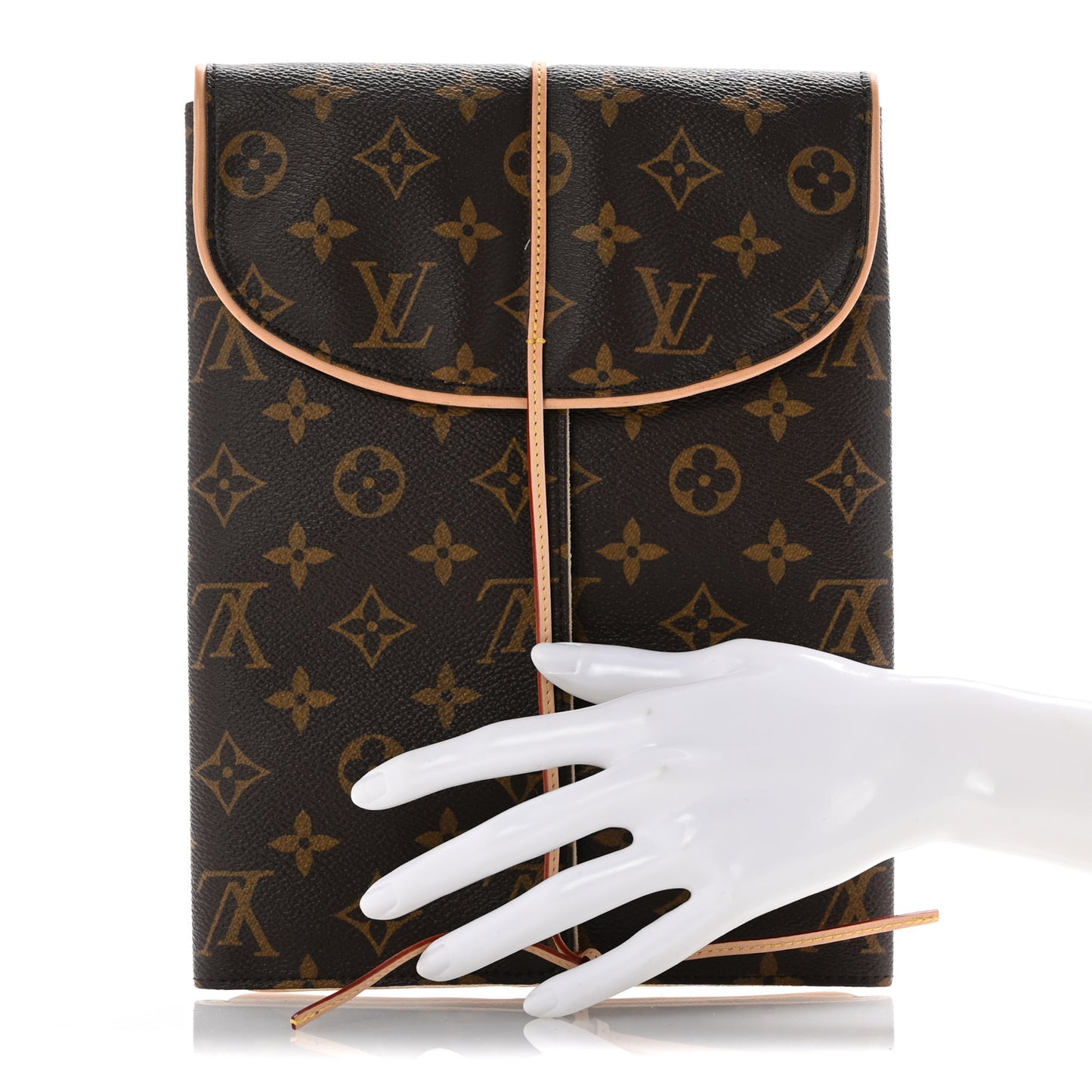 Monogram Jewelry Roll Pouch