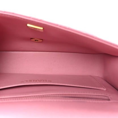 Chanel Lambskin Quilted Mini Strass On Top Flap Pink 5 of 13