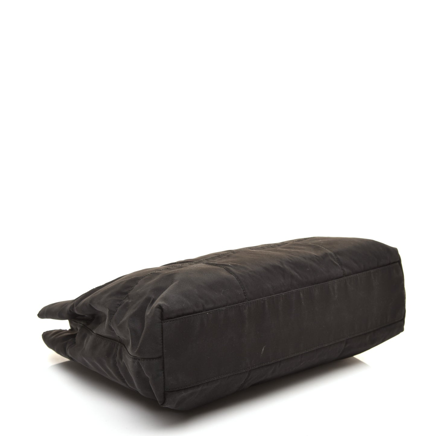 Tessuto Nylon Chain Tote Black