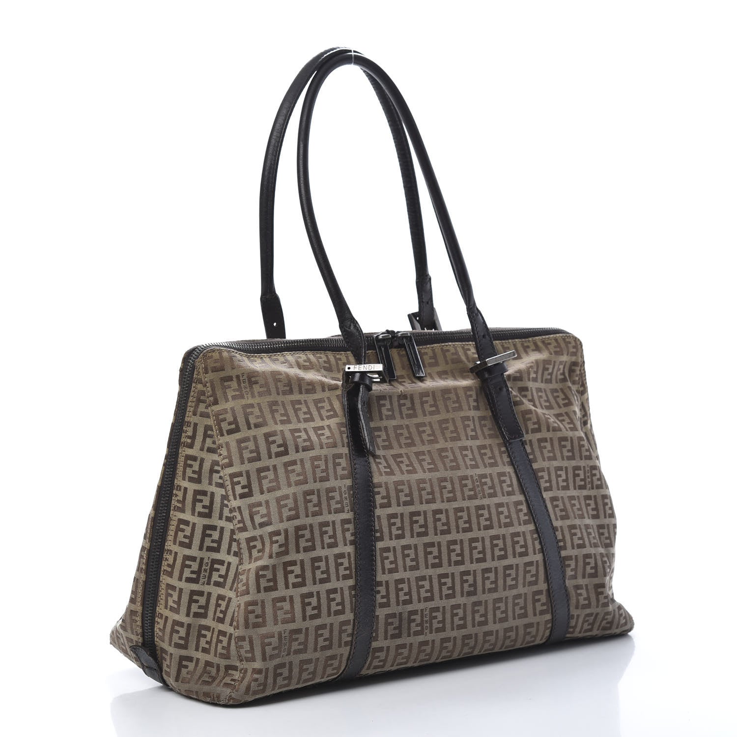 Fendi Zucchino Tote Brown 3 of 17