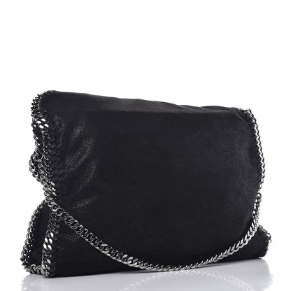 Stella McCartney Shaggy Deer Falabella Fold Over Tote Black 4 of 7